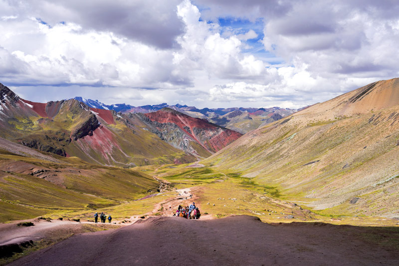 Landscape at Rainbow Mountain